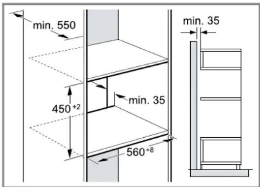 BOSCH CMA585MB0 - Installation de deux apparils superposés - 1