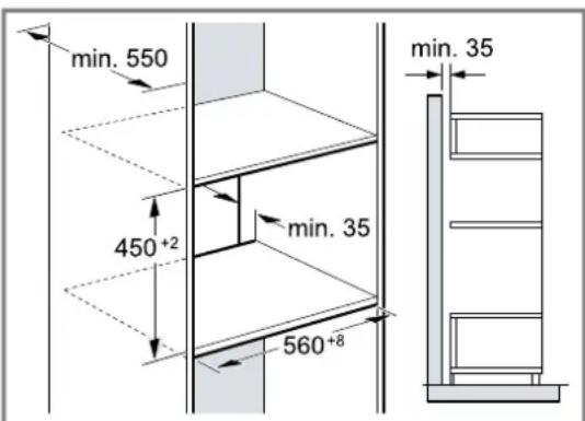 BOSCH CMA585MB0 - Einbau von zwei Geräten überinander - 1