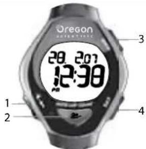 OREGON SCIENTIFIC SW202 - BOUTONS DE COMMANDE - 1