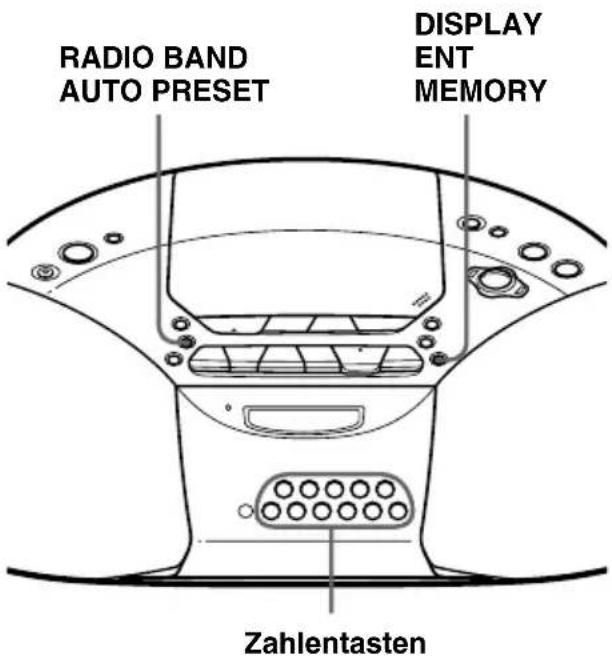 SONY CFDS20CP - Speichern von Radiosendern - 1