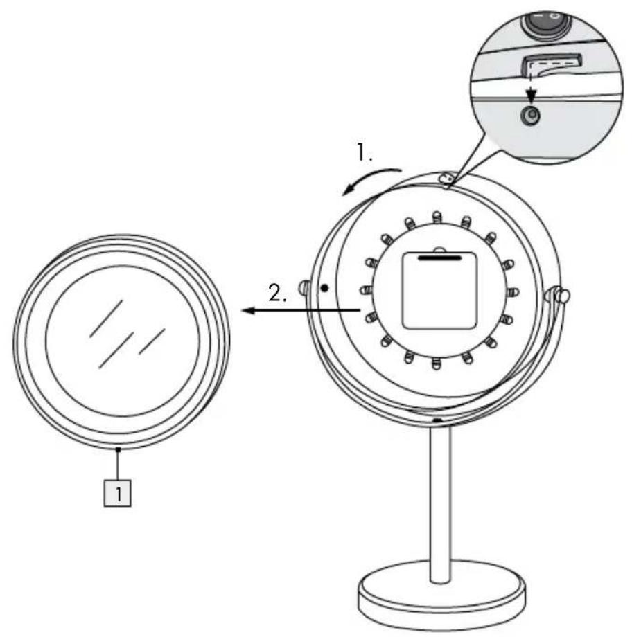 MIOMARE IAN 275201 - KOSMETIKSPEJL - 1