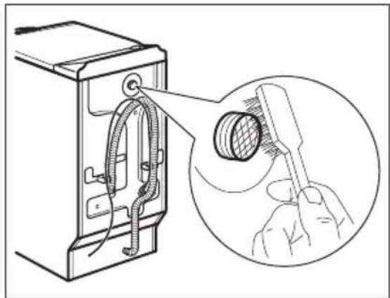 ESSENTIELB ELT 6125b - Nettoyage du tuyau d'arrivée d'eau et des filtres - 1