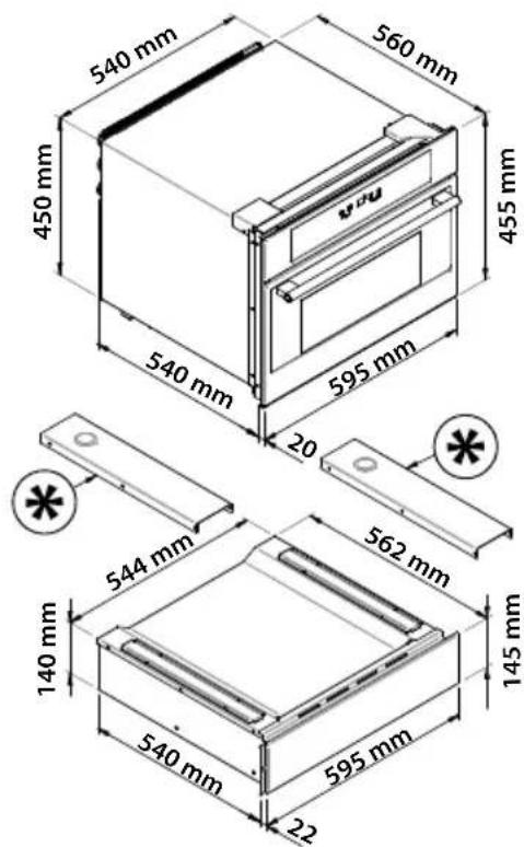 Fulgor Milano FWC 4522 TC BK - STRUTTURA E DESCRIZIONE - 6