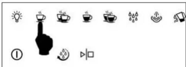 Fulgor Milano FCM 4509 TC BK - Programmation de la quantite de café dans la TASSE - 1