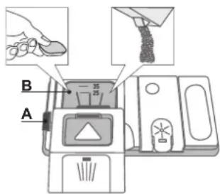 HOTPOINT-ARISTON HIE 3B19 C - REEMPLIR LE DISTRIBUTEUR DE DÉTERGENT - 1