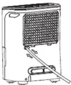 DOMO DO343DH - ENTFERNEN DES AUFGEFANGEN WASSERS - 1