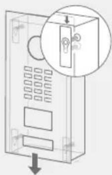 DoorBird D2101IKH - MONTAJE DEL PANEL FRONTAL - 4