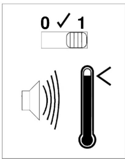 AMANA AU170KW - Alarme du moniteur de température - 2