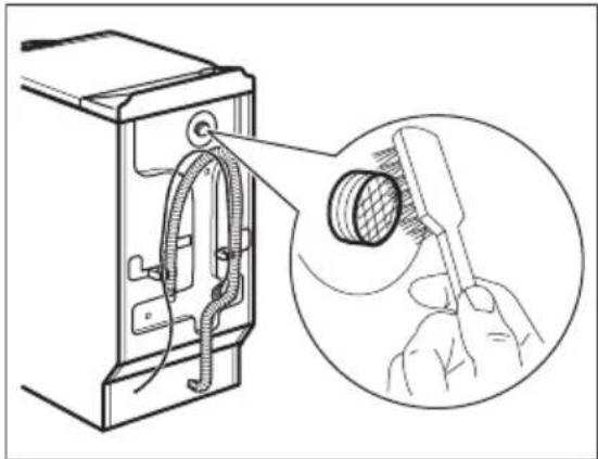 AEG L6TBK62W - Nettoyage du filtr de vidange - 9