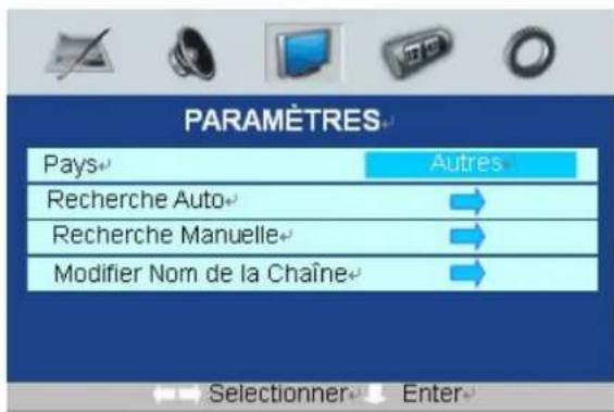 SEG Atlanta - Options du menu PARAMÈTRES - 1