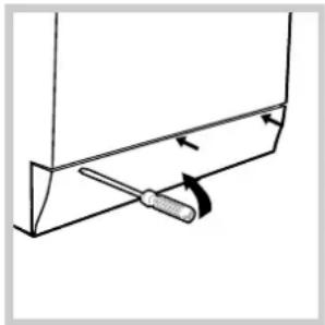 INDESIT IWE 8168 B (EU) - Ouverture manuelle de la porte-hublot - 2