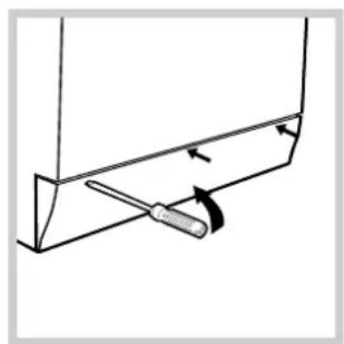 INDESIT IWE 8168 B (EU) - Cleaning the pump - 1