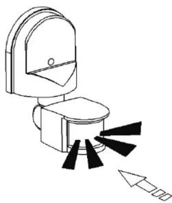 Steffen Flex IR 180° - Zone de détction - 2