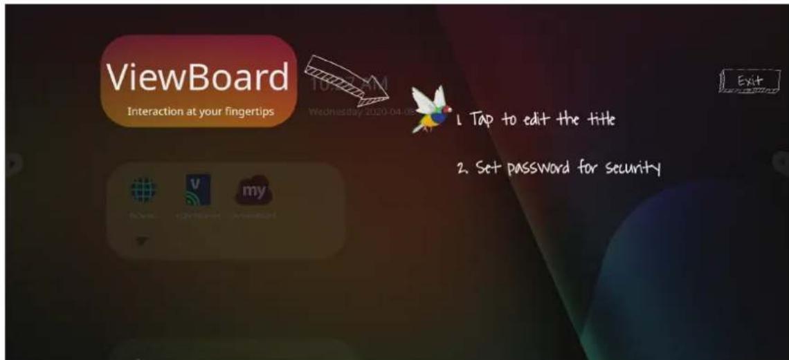 VIEWSONIC IFP98503 - Message vlauncher - 1