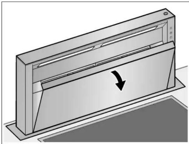 GAGGENAU AL400721 - Ouvrir le capot du filtre - 2