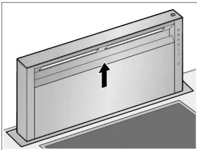 GAGGENAU AL400721 - Open the filter cover - 1