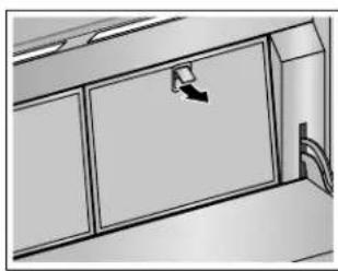 GAGGENAU AL400721 - Uninstalling metal grease filter - 1