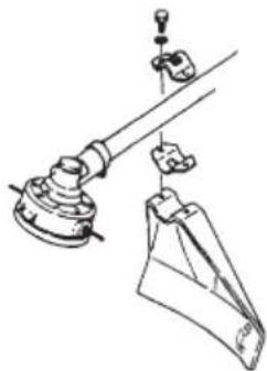 Tanaka TBC225 - Mise en place du carter de protection de lame (Fig. 8, 9, 10, 11) - 2