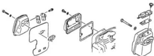 Tanaka TBC225 - Muffler (Fig. 28) - 1