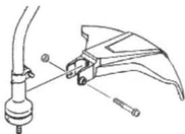 Tanaka TBC225 - Mise en place du carter de protection de lame (Fig. 8, 9, 10, 11) - 1