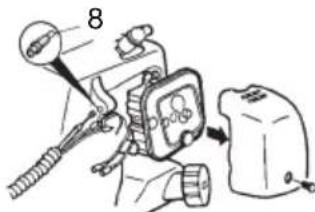 Tanaka TBC225 - Throttle wire/stop cord - 1