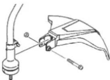 Tanaka TBC225 - Instalacion del protector de cuchilla (Fig. 8, 9, 10, 11) - 1