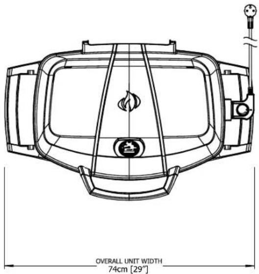 Napoleon TRAVELQ PRO285E - DIMENSIONI - 1
