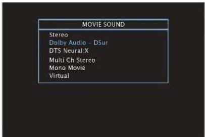 DENON AVRX1600H DAB - Passage au mode audio - 4