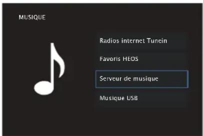 DENON AVRX1600H DAB - Lecture de fichiers stockés sur un ordinateur ou un stockage NAS - 1