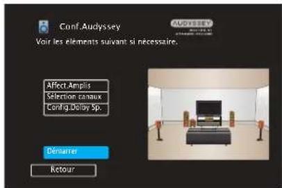 DENON AVRX1600H DAB - Sélectionnez "Démarrer" et appuyez ensuite sur ENTER. - 1