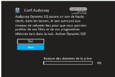DENON AVRX1600H DAB - Effectuez le paramétrage de Audyssey Dynamic EQ® et Audyssey Dynamic Volume®. - 1