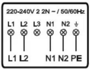HISENSE I6456C - Raccordement biphasé (16 A) - 1