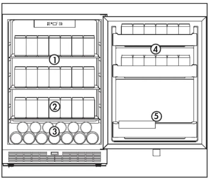 DANBY DAR055D1BSSPRO - STORAGE INSTRUCTIONS - 1