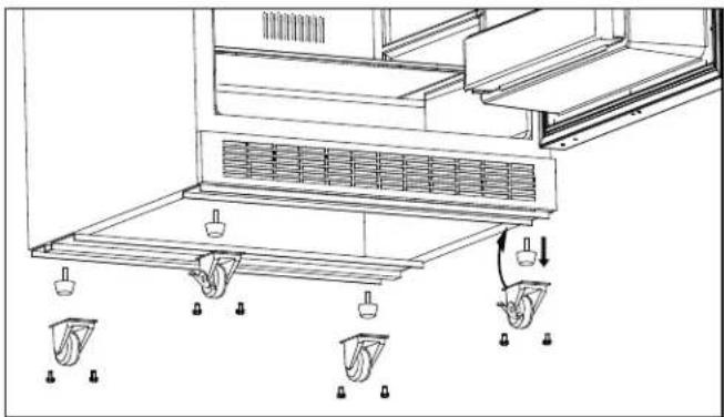 DANBY DAR055D1BSSPRO - CASTER INSTALLATION - 3