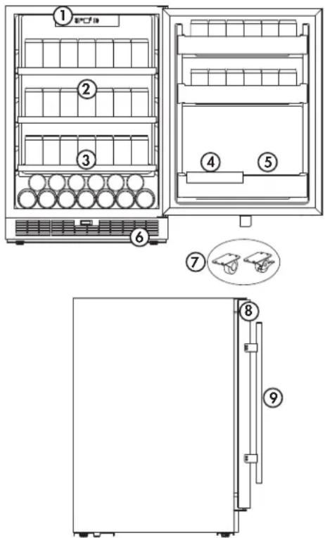 DANBY DAR055D1BSSPRO - FEATURES - 1