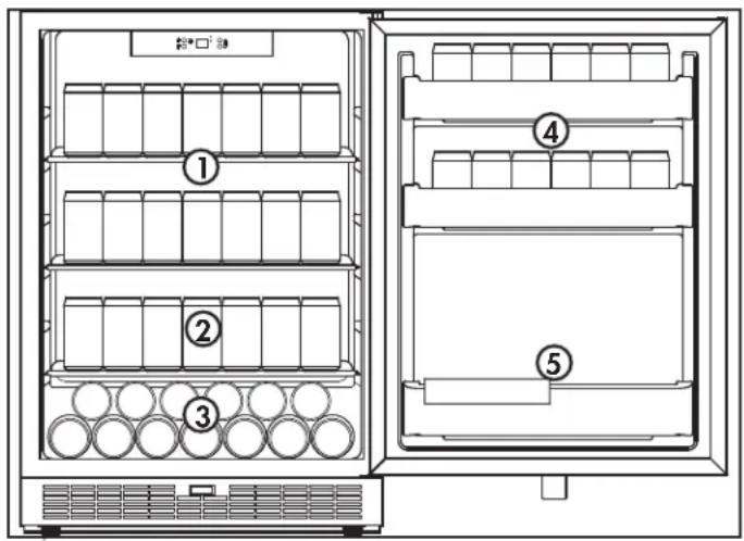 DANBY DAR055D1BSSPRO - INSTRUCCIONES DE ALMACENAMIENTO - 1