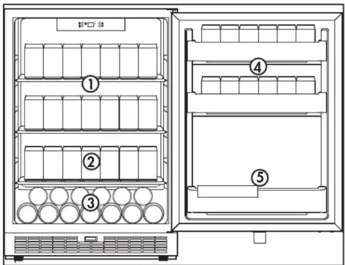 DANBY DAR055D1BSSPRO - INSTRUCTIONS DE STOCKAGE - 1