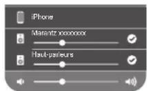 MARANTZ SR6014 - Appuyez sur les appareils/enceintes que vous souhaitez utiliser. - 1