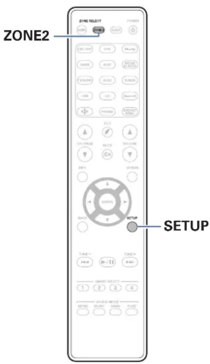 MARANTZ SR6014 - Limiter la zone d'opération avec la télécommande - 1