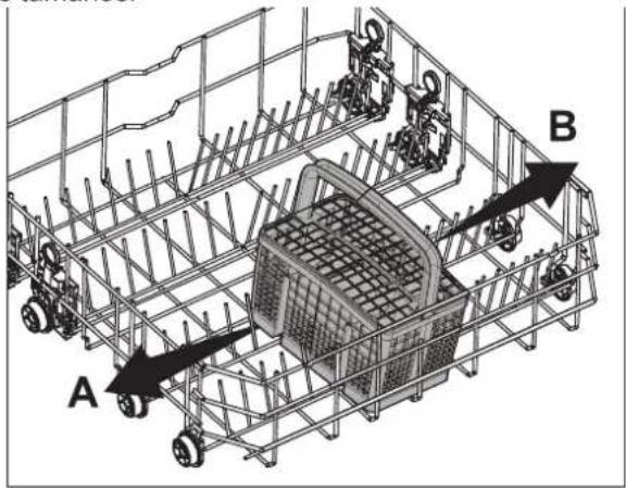 VIKING VDWU524WSSS - CESTA EXTRAÍBLE PARA CUBIERTOS - 1