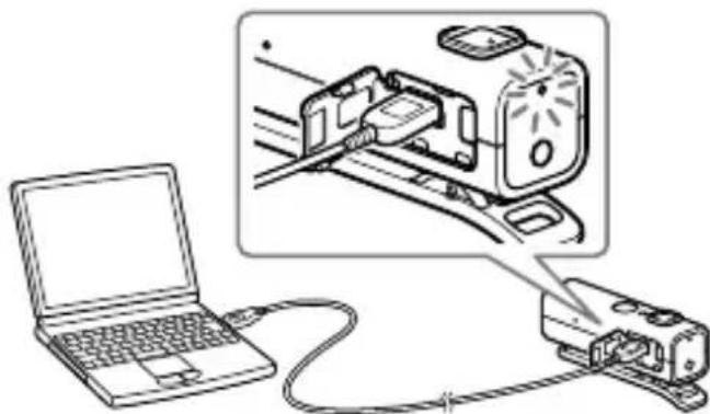 SONY DRCBT30 - Mise en charge de l'ordinateil - 1