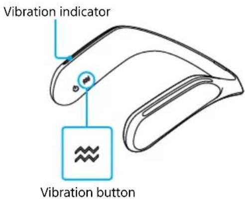 SONY SRSWS1 - Indications of the vibration indicator and the vibration level - 2