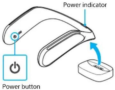 SONY SRSWS1 - Turn on the speaker - 1