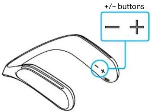 SONY SRSWS1 - Press and hold + button and - button at the same time - 1