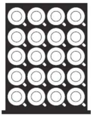 Fisher & Paykel WB24SDEB1 - Suggested loading (maximum capacity) - 1