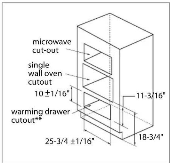 Fisher & Paykel OD30WDX2UB - Wall Cabinet Installation - 2
