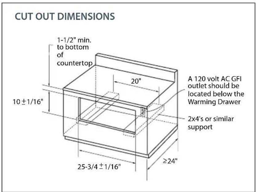 Fisher & Paykel OD30WDX2UB - Base Cabinet Installation - 1