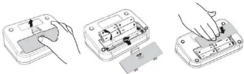 Orbegozo TES 4650 - BATTERY INSTALLATION / REPLACEMENT - 1
