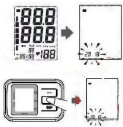 Orbegozo TES 4650 - Establecer el año - 1