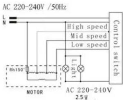 Orbegozo ST 07160 D BL - (7)DIAGRAMA ELECTRICO - 1